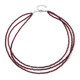 Collana in argento con Granato Mozambico