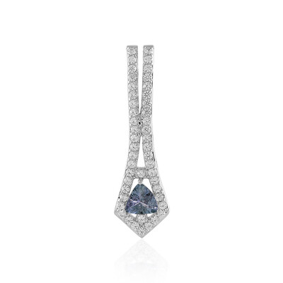 Ciondolo in argento con Tanzanite (non riscaldata)