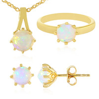 Anello in argento con Opale di Welo