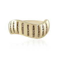 Anello in oro con Diamante Champagne I2 (de Melo)