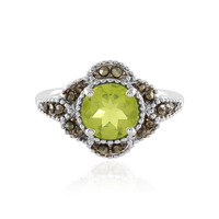 Anello in argento con Peridoto
