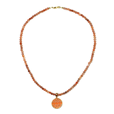 Collana in argento con Pietra del Sole (Riya)