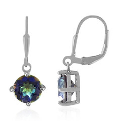 Orecchini in argento con Quarzo Mistico Blu