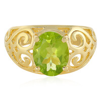 Anello in argento con Peridoto