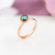 Anello in argento con Labradorite Verde Maniry (KM by Juwelo)