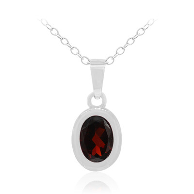Collana in argento con Granato