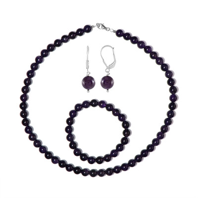 Parure in argento con Ametista