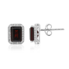 Orecchini in argento con Granato