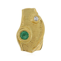 Ciondolo in argento con Smeraldo Etiope