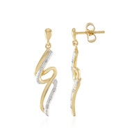 Orecchini in argento con Diamante I3 (J)