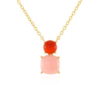 Collana in argento con Opale Rosa