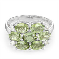 Anello in argento con Tormalina Paraíba
