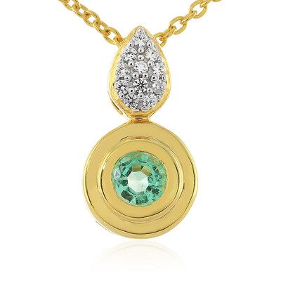 Collana in argento con Smeraldo Colombiano