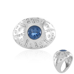Anello in argento con Fluorite Cangiante