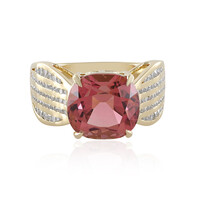Anello in oro con Tormalina Rosa Nigeriana (de Melo)
