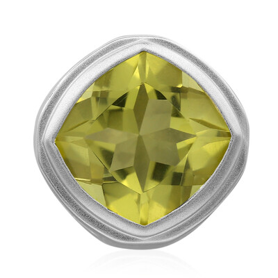 Ciondolo in argento con Quarzo Ouro Verde (MONOSONO COLLECTION)