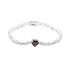 Bracciale in argento con Granato