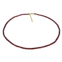 Collana in argento con Granato d’India