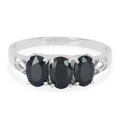 Anello in argento con Zaffiro Blu