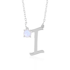 Collana in argento con Pietra di Luna Arcobaleno