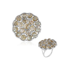 Anello in argento con Labradorite