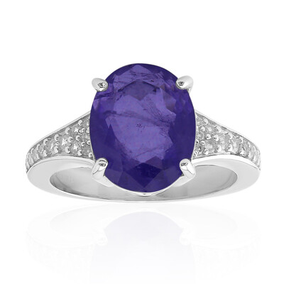 Anello in argento con Quarzo Porpora