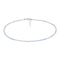 Collana in argento con Acquamarina