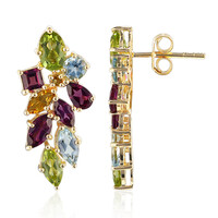 Orecchini in argento con Peridoto