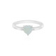 Anello in argento con Acquamarina Brasiliana