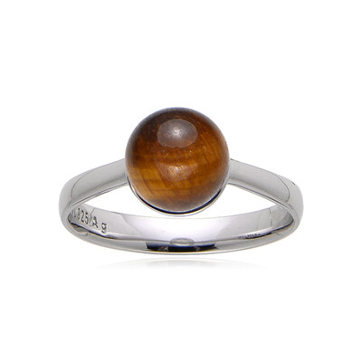 Anello in argento con Occhio di Tigre