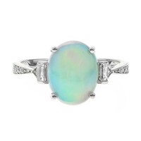Anello in oro con Opale di Welo AAA (CIRARI)