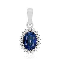 Ciondolo in argento con Topazio Blu Royal