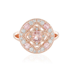 Anello in argento con Tormalina Rosa Nigeriana