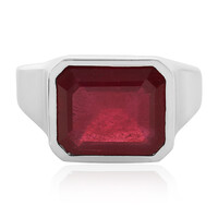 Anello in argento con Rubino del Madagascar