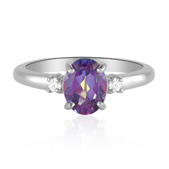 Anello in argento con Topazio Mistico