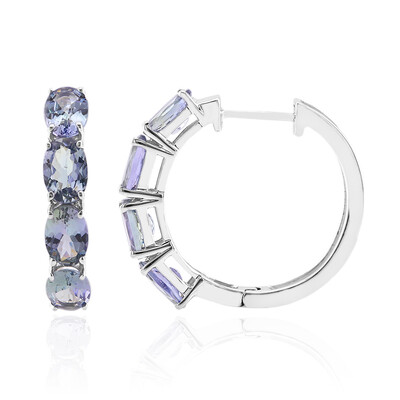 Orecchini in argento con Tanzanite (non riscaldata)