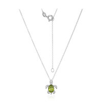 Collana in argento con Peridoto