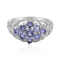 Anello in argento con Tanzanite