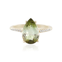 Anello in oro con Tormalina Bicolore (AMAYANI)