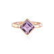 Anello in argento con Ametista Rose de France