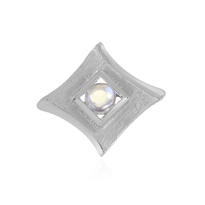 Ciondolo in argento con Pietra di Luna Arcobaleno AAA (MONOSONO COLLECTION)