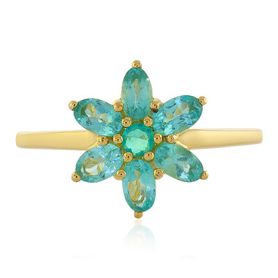 Anello in argento con Apatite Blu