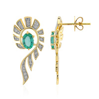 Orecchini in oro con Smeraldo Zambia (Rifkind 1894 Collection)