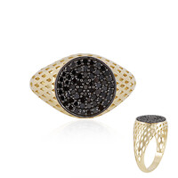 Anello in oro con Diamante Nero (Ornaments by de Melo)
