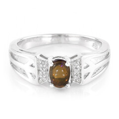 Anello in argento con Opale Mezezo