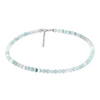 Collana in argento con Acquamarina