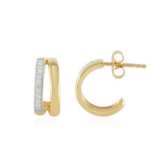 Orecchini in argento con Diamante I3 (J)