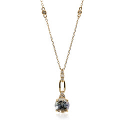 Collana in oro con Tanzanite (non riscaldata) (CIRARI)