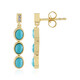 Orecchini in argento con Turchese Sleeping Beauty