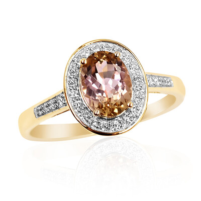 Anello in oro con Tormalina Bicolore (AMAYANI)